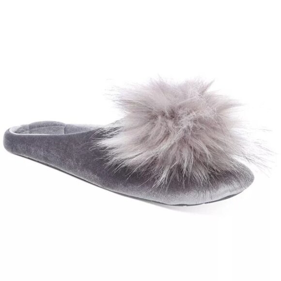 INC International Concepts Women's Pom Pom Boxed Slippers - XL (11-12) - Picture 1 of 10